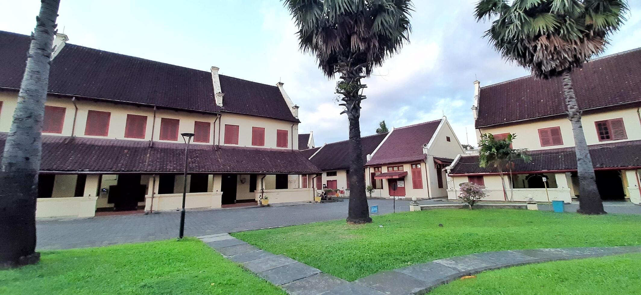 Fort Rotterdam or Benteng Ujung Pandang is a fort inherited from the Gowa-Tallo Kingdom built in 1545. Fort Rotterdam is located in the center of Makassar city. South Sulawesi, Indonesia July 15 2024 photo