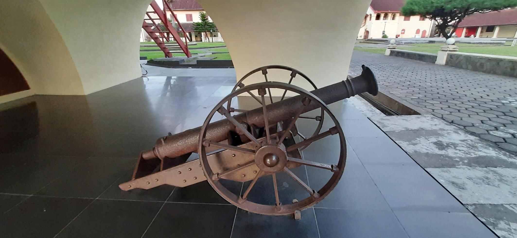 Fort Rotterdam or Benteng Ujung Pandang is a fort inherited from the Gowa-Tallo Kingdom built in 1545. Fort Rotterdam is located in the center of Makassar city. South Sulawesi, Indonesia July 15 2024 photo