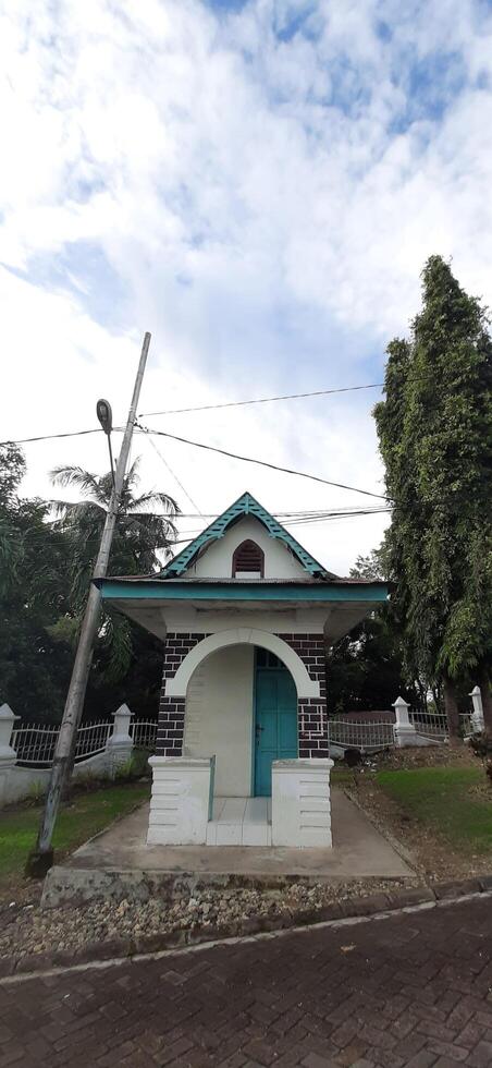 View of around Villa Yuliana Museum is a Dutch heritage building which has been converted into a museum for storing historical objects. Watansoppeng, Soppeng, South Sulawesi, Indonesia - June 29 2024 photo