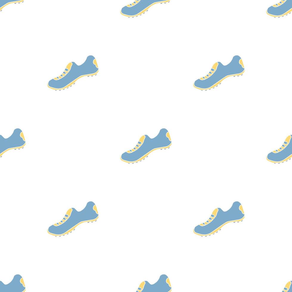 Seamless sport pattern. Background with sports icons vector
