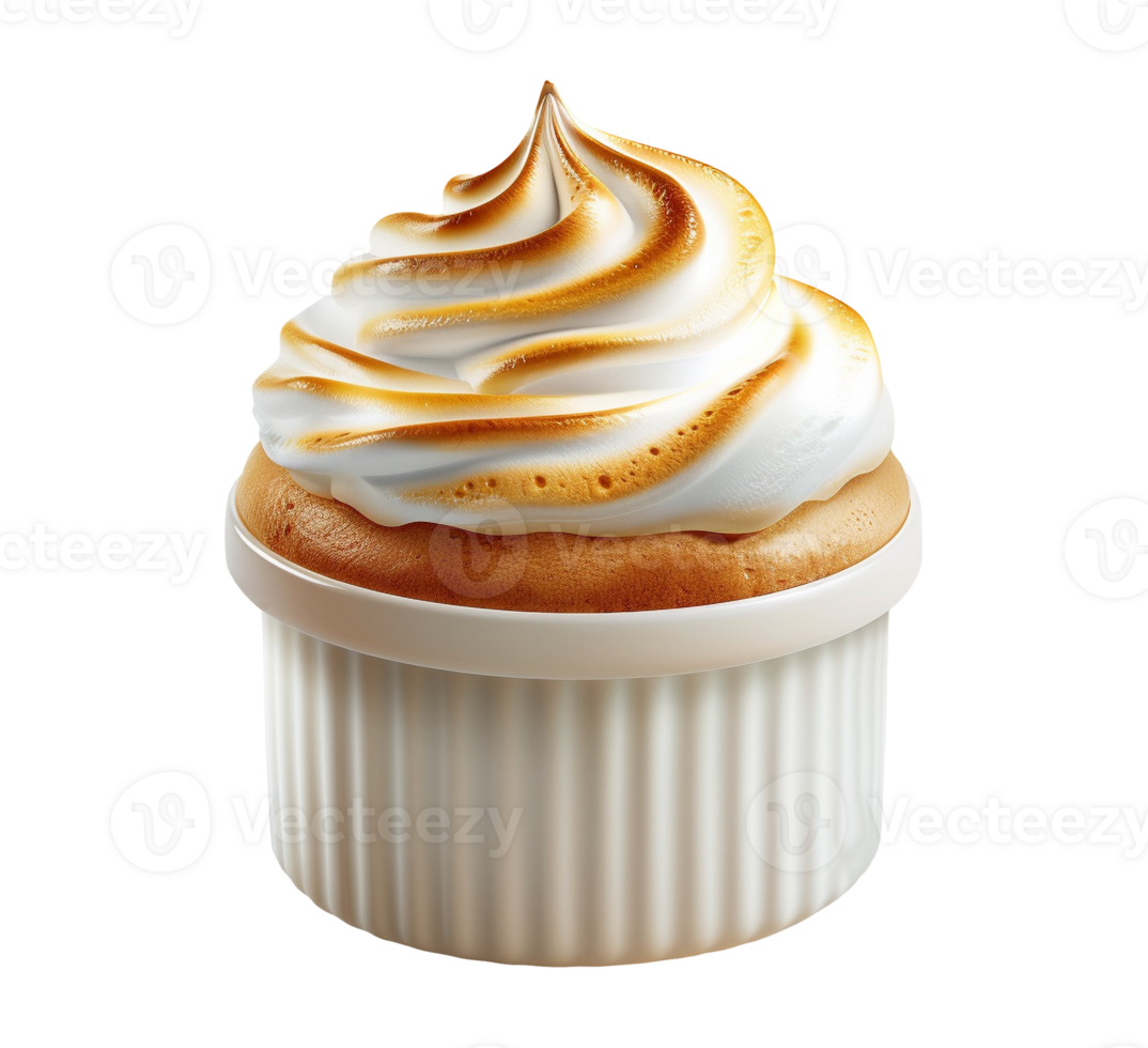 souffle cupcake dessert isolated png
