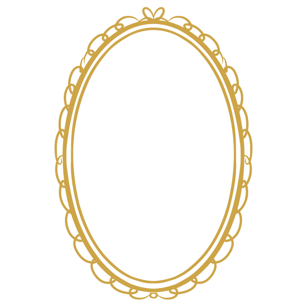 Gold frame border png