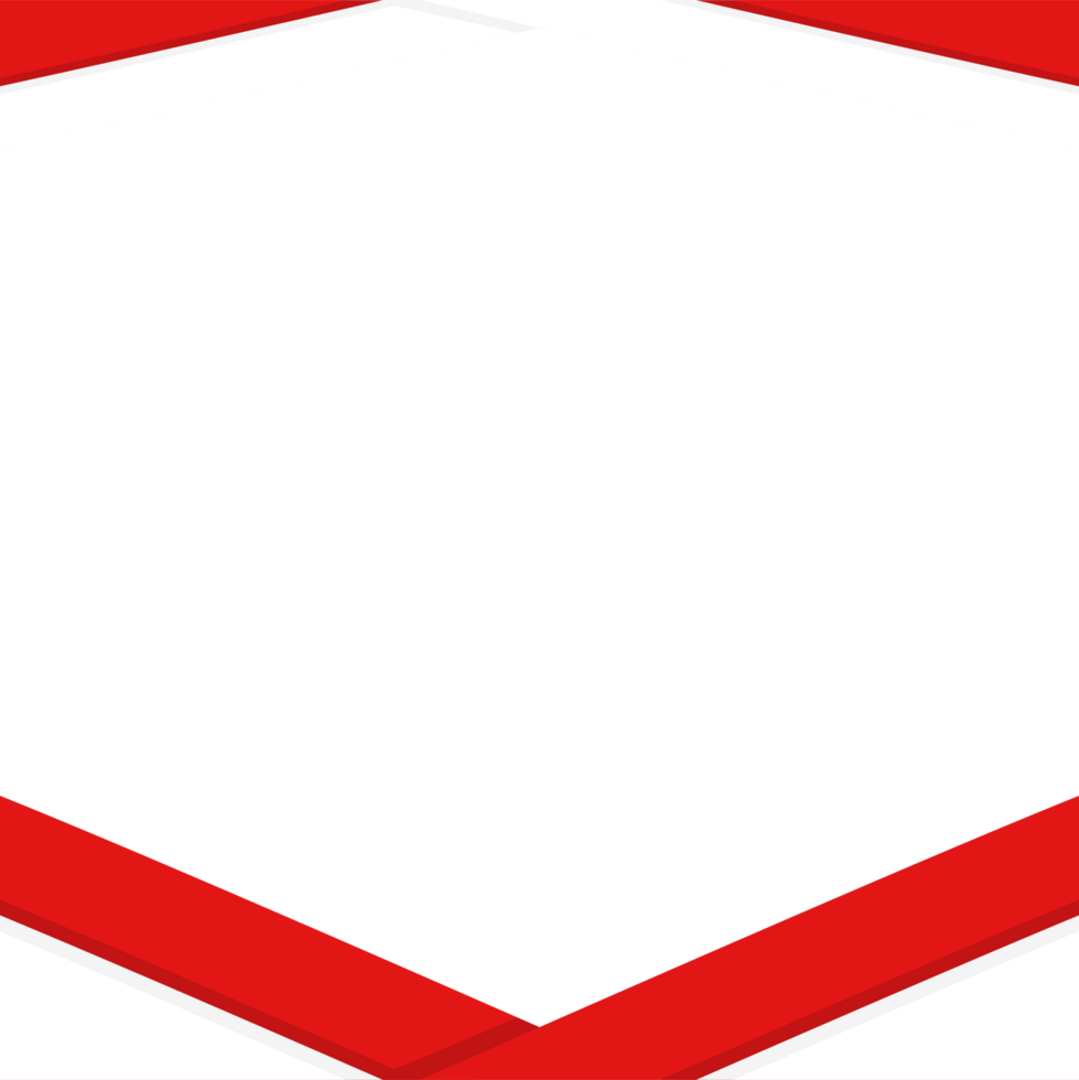 indonesia flag ribbon frame border transparent background png