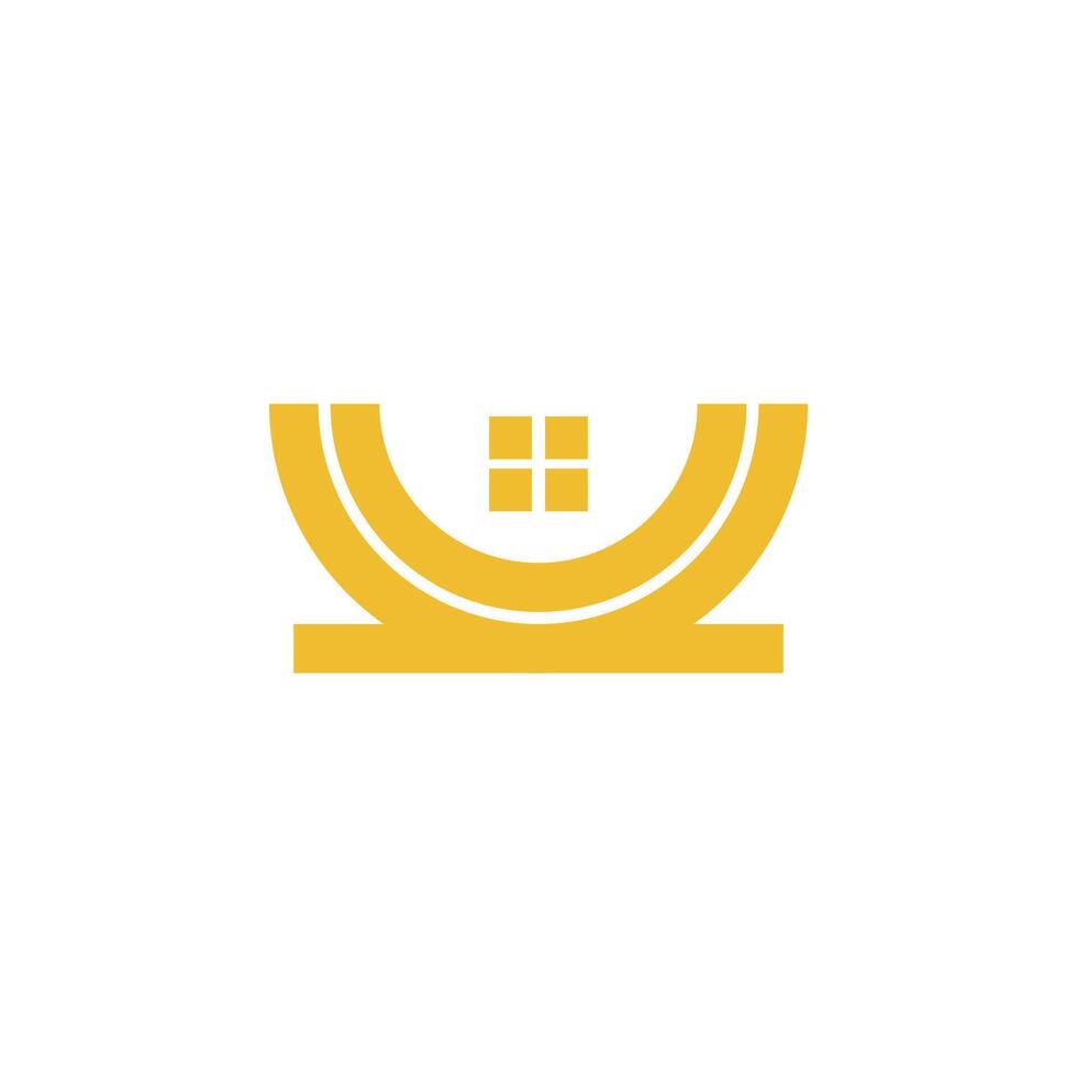 house nest logo illustration vector