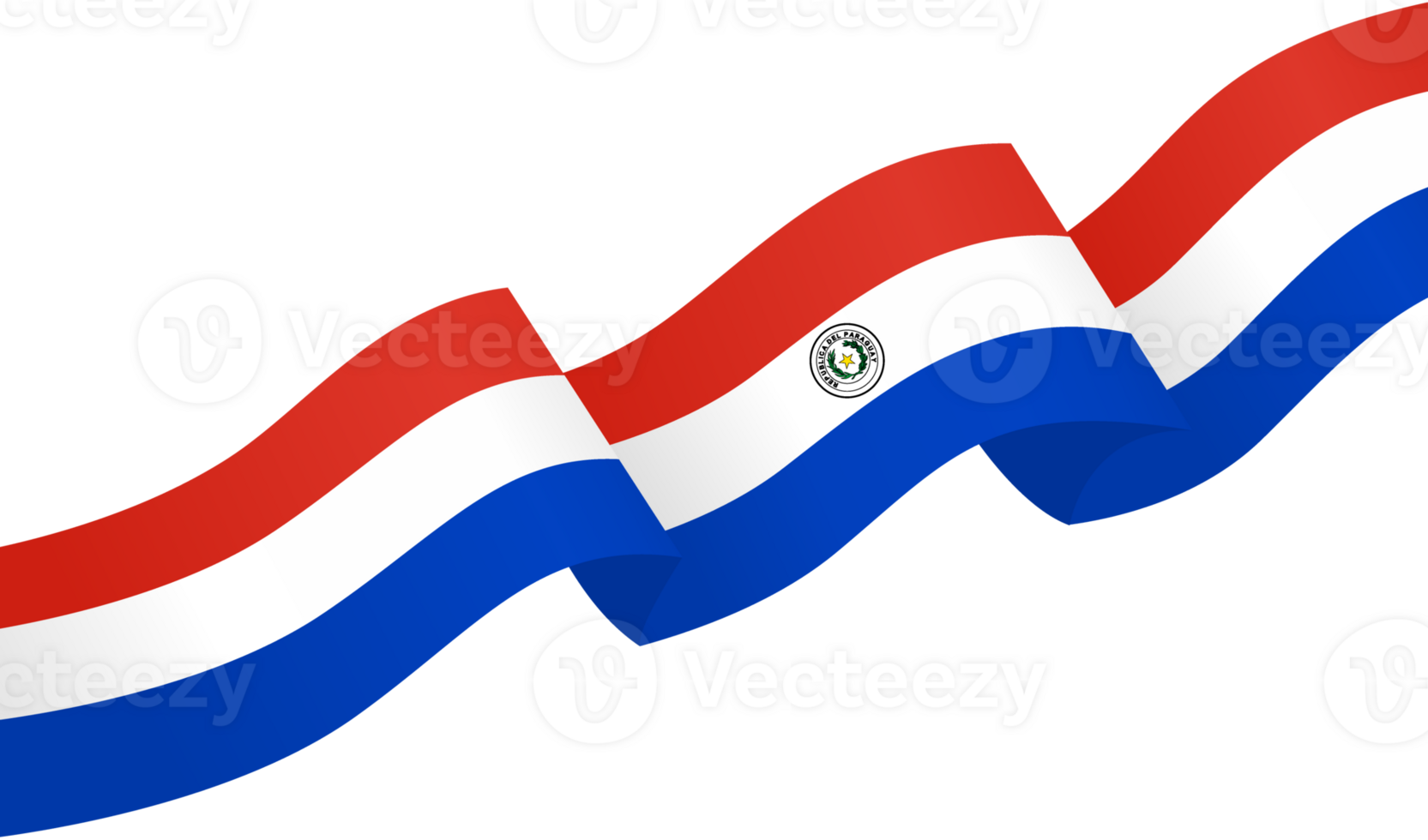Paraguay flag wave png