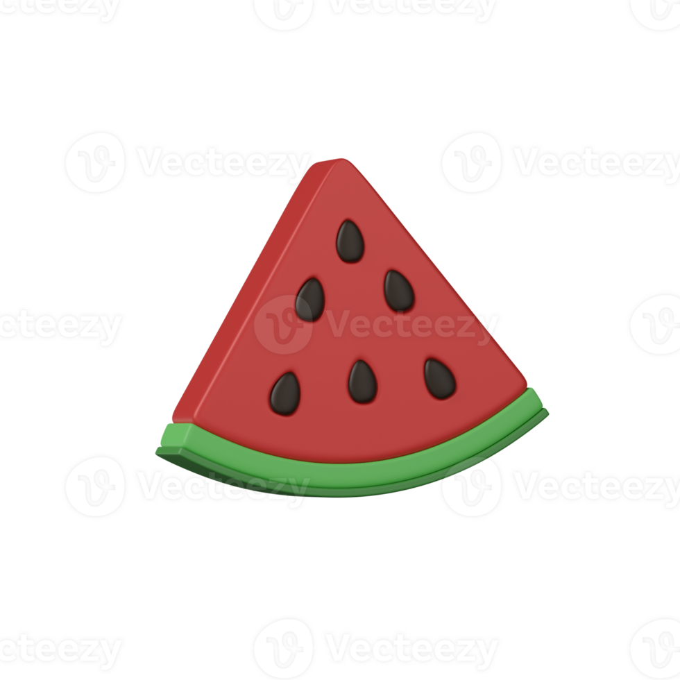 Watermelon 3D Icon png