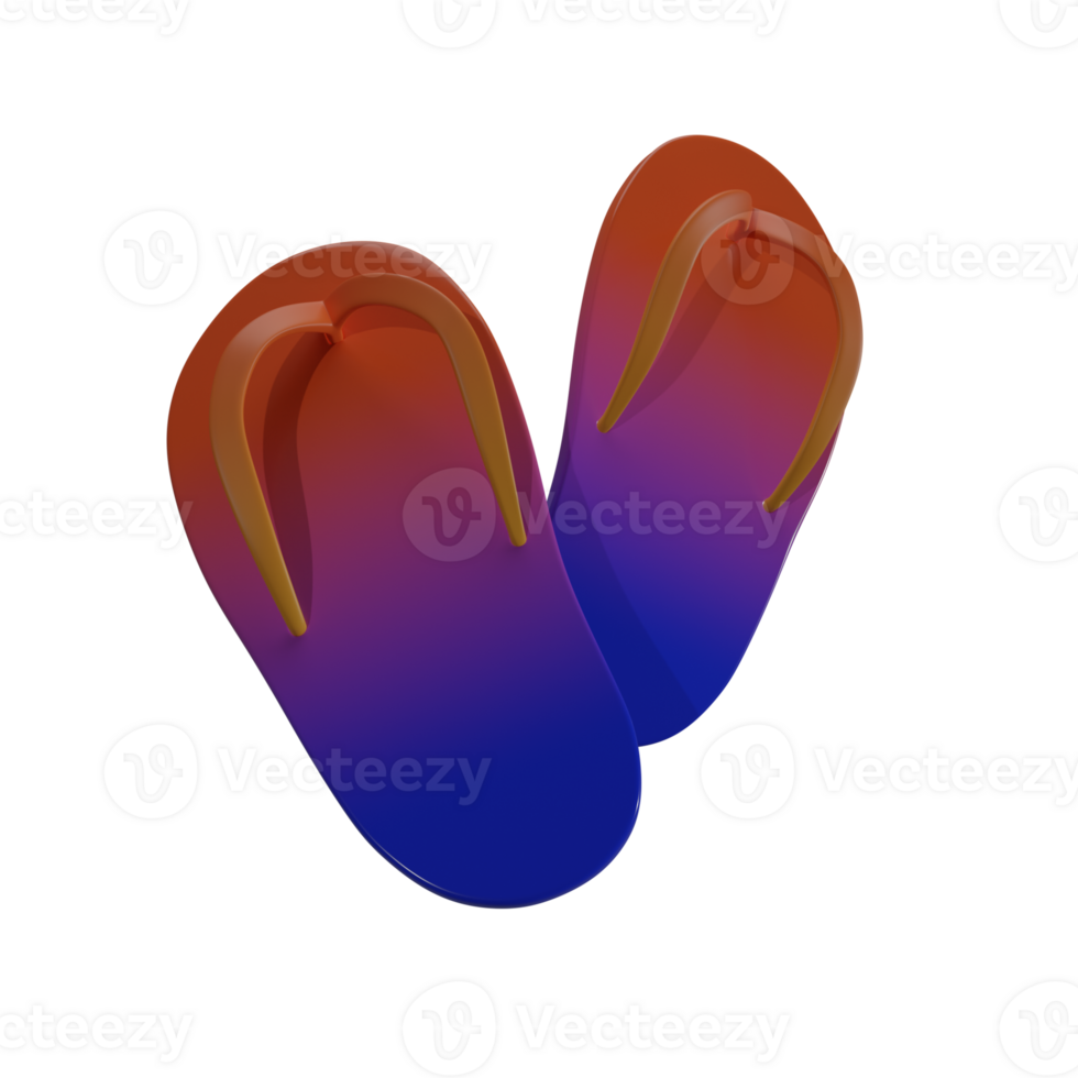 Flipflops 3D Icon png