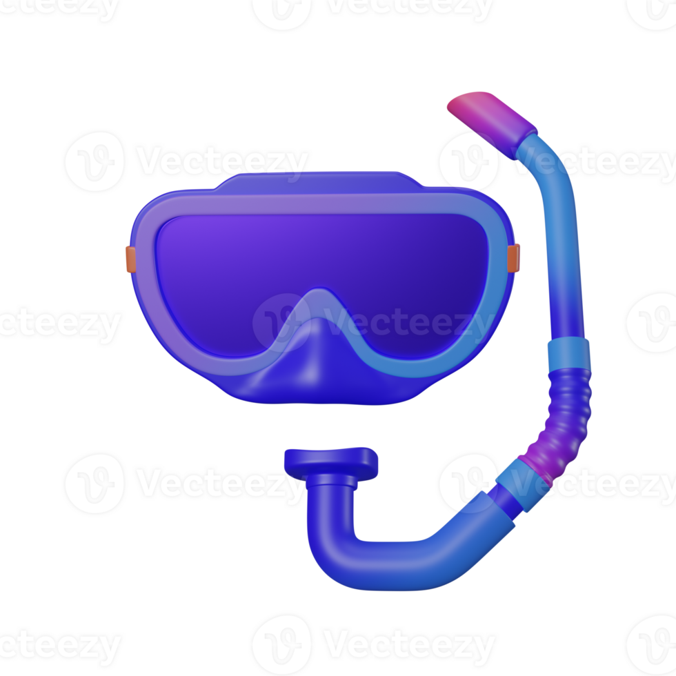 Diving Mask 3D Icon png