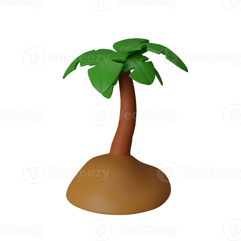 Palm Tree 3D Icon png