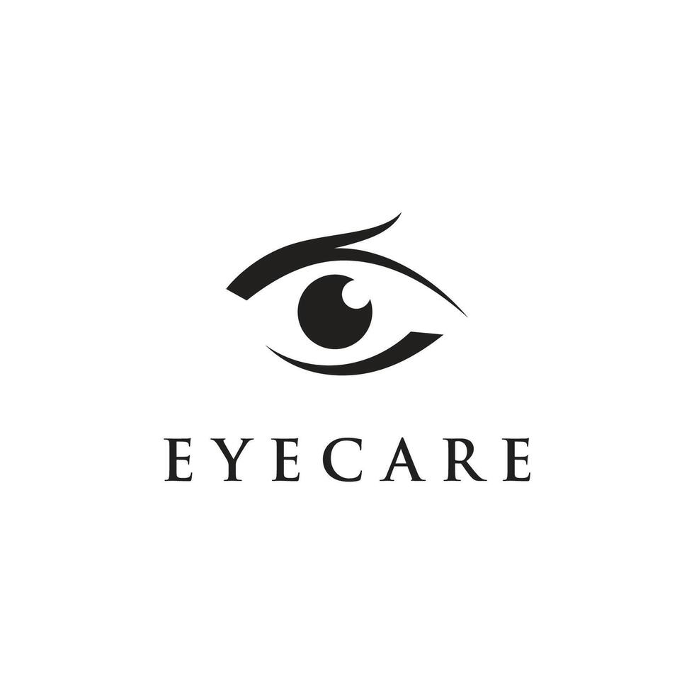 Eye optics logo template design with a creative and modern idea.Logo can be for Business, eye care or clinic and vision. vector