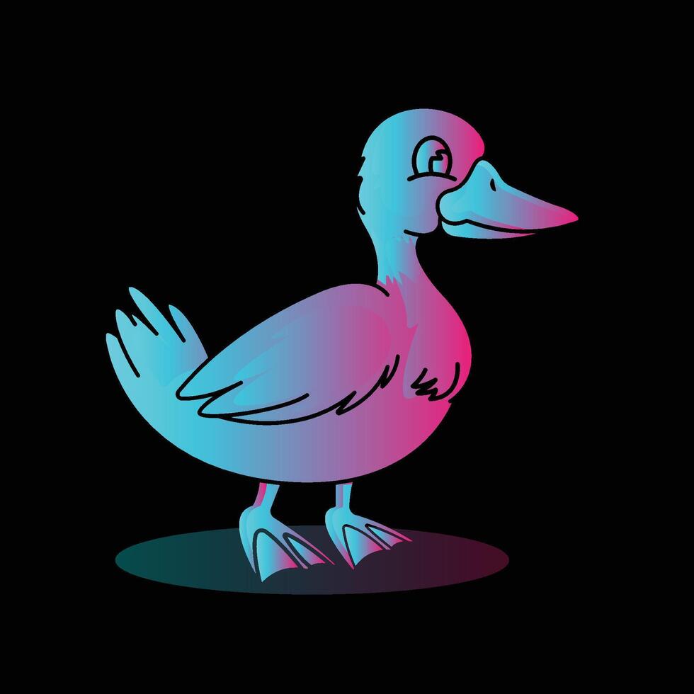The Illustration of Duck Gradient vector