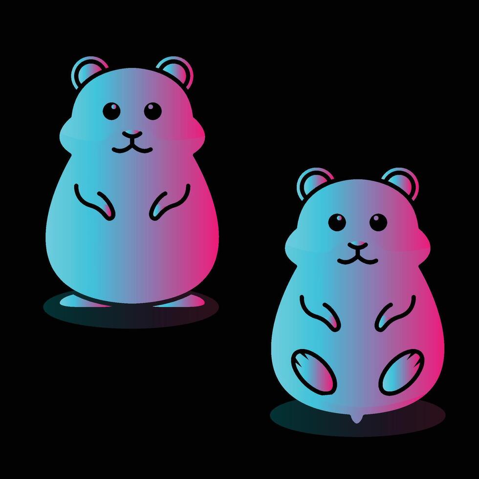 The Illustration of Hamster Gradient vector