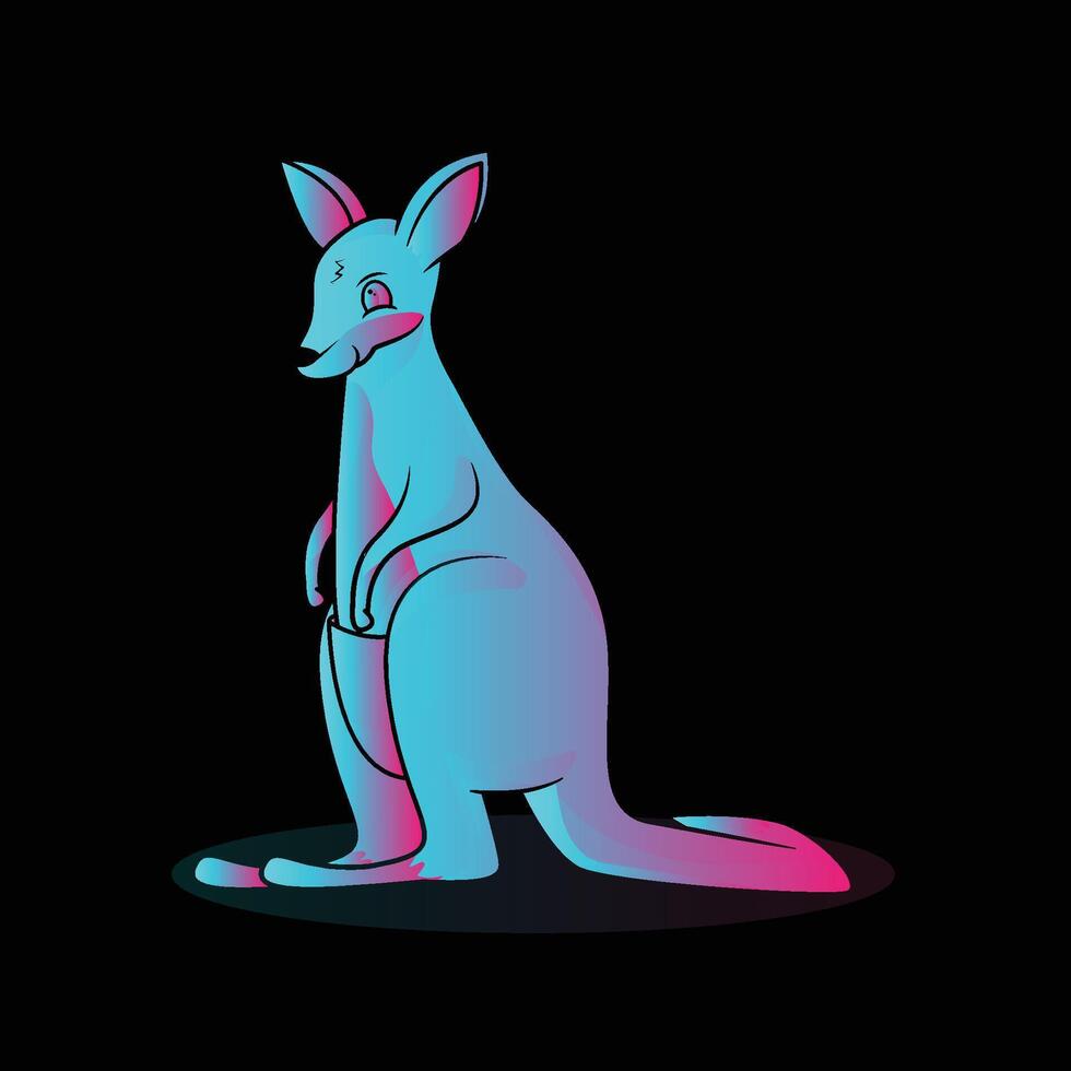 The Illustration of Kangaroo Gradient vector