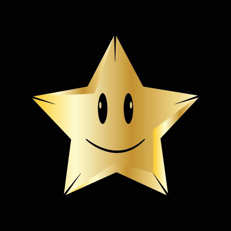 Star Game Gold vector