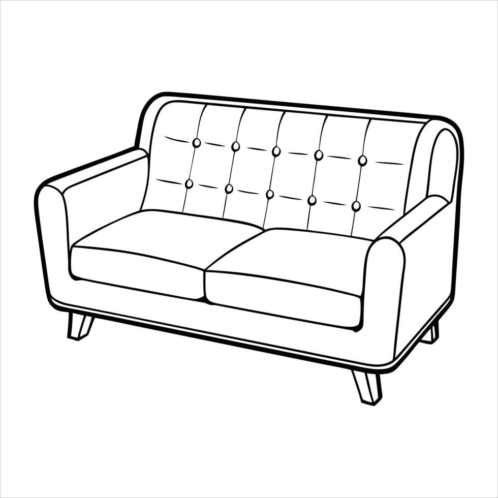 Sofa Art Illustration vector
