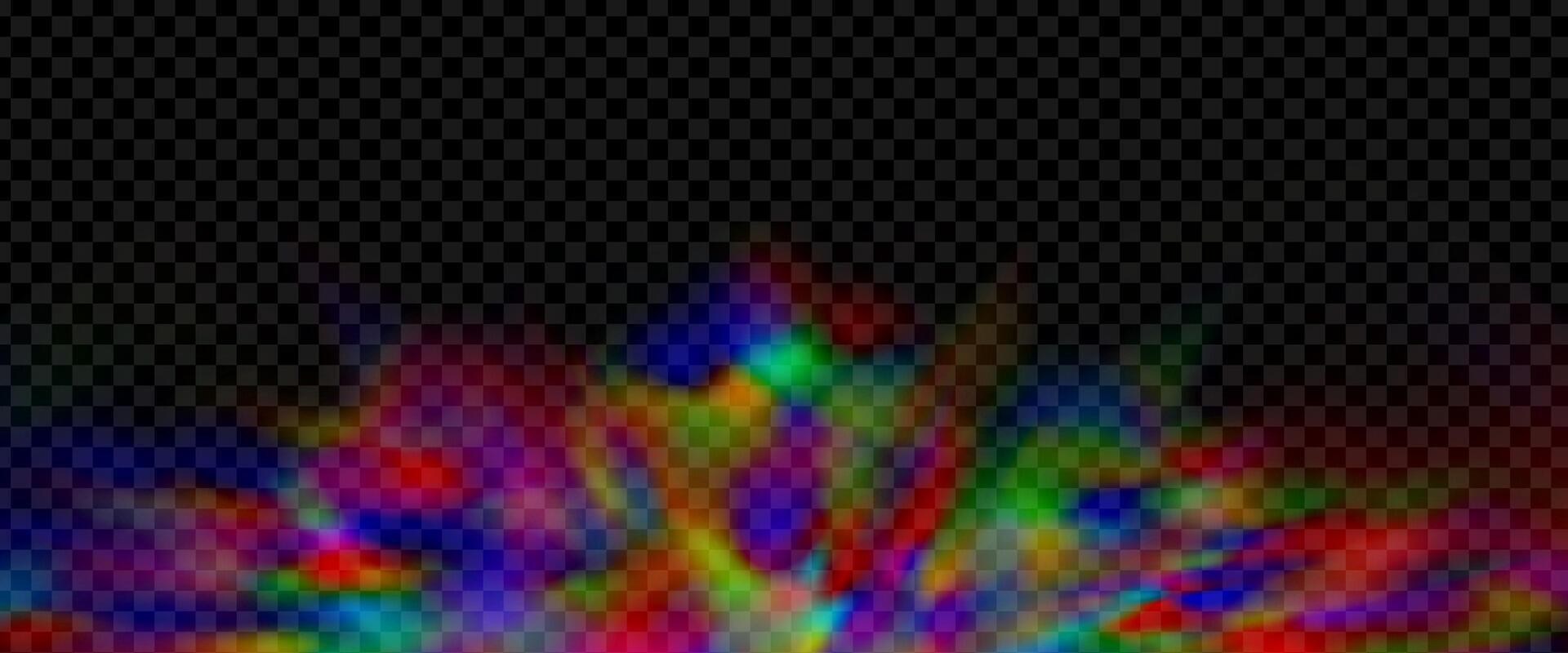 An explosion of colorful smoke clouds.Multicolor fog with blue and yellow particles.Explosions of color powder. vector