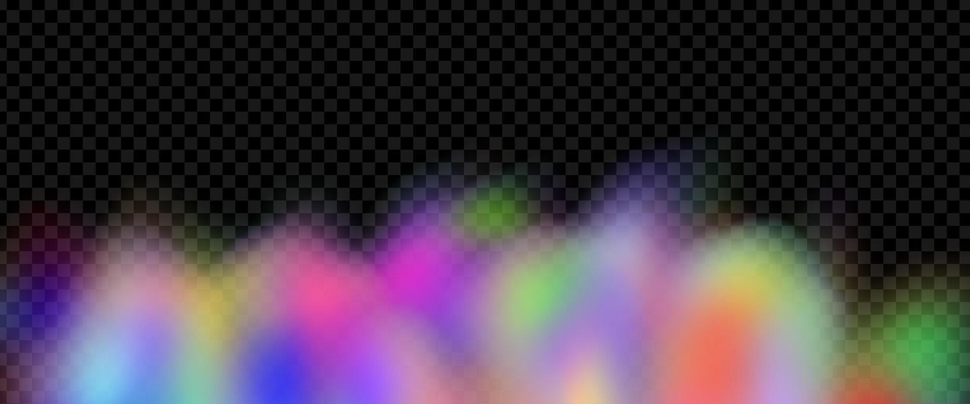 An explosion of colorful smoke clouds.Multicolor fog with blue and yellow particles.Explosions of color powder. vector