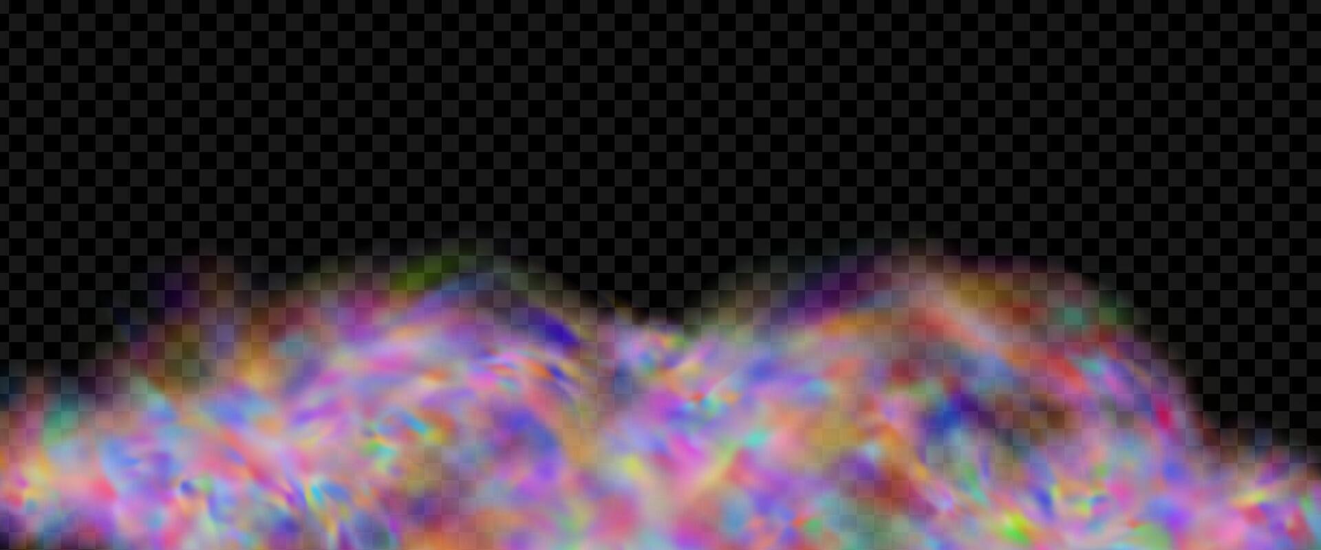An explosion of colorful smoke clouds.Multicolor fog with blue and yellow particles.Explosions of color powder. vector