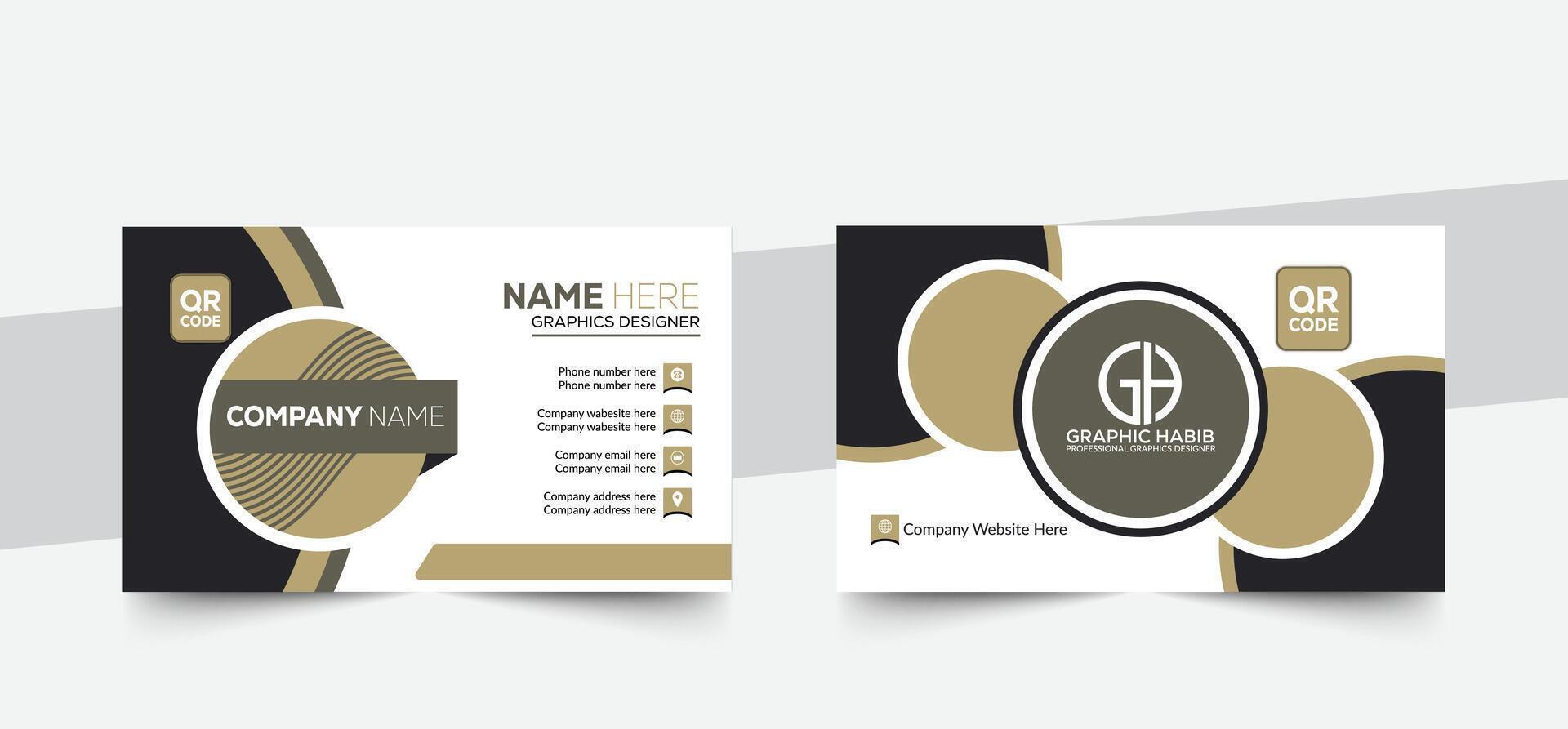 Creative Business Card and Templates. vector