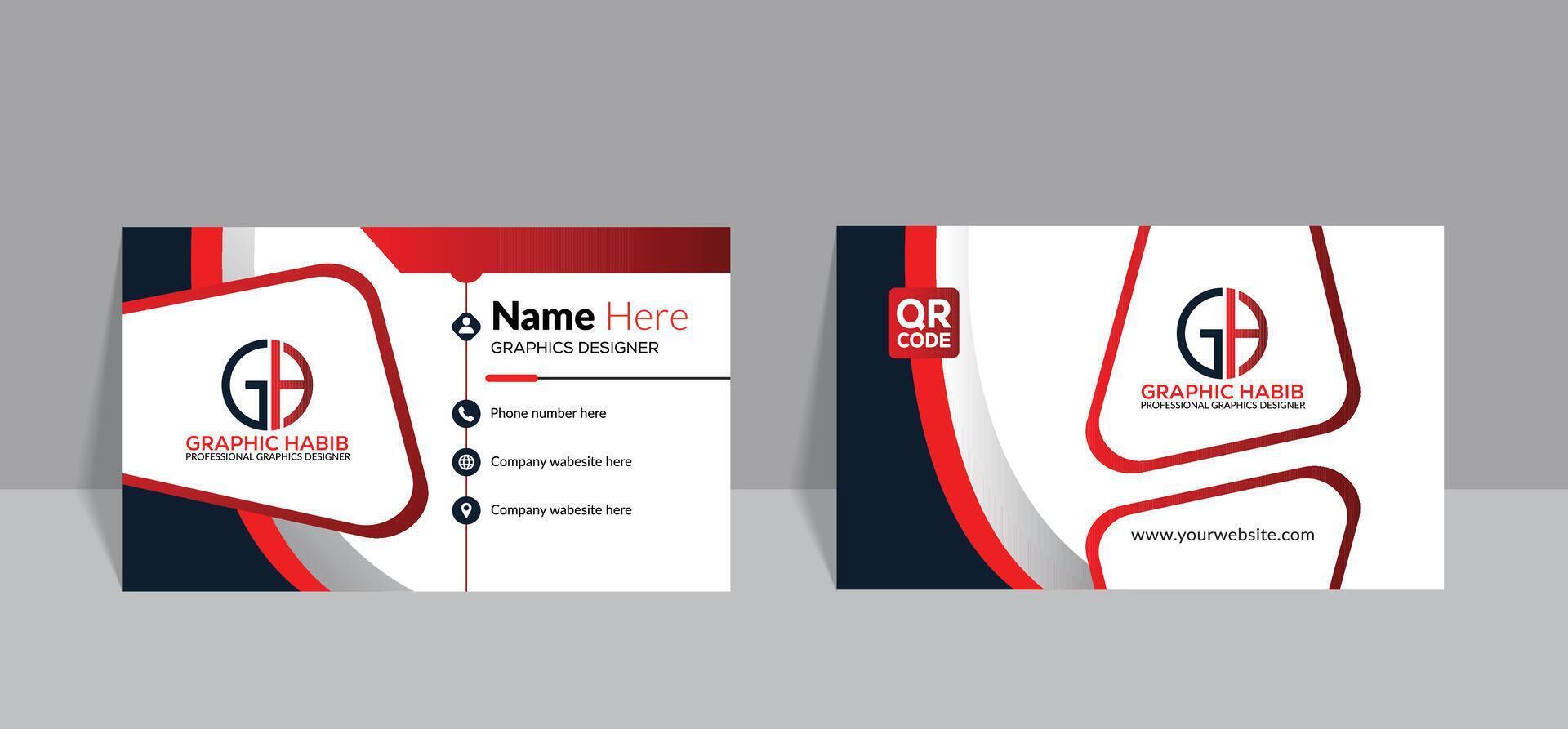 Creative Business Card and Templates. vector