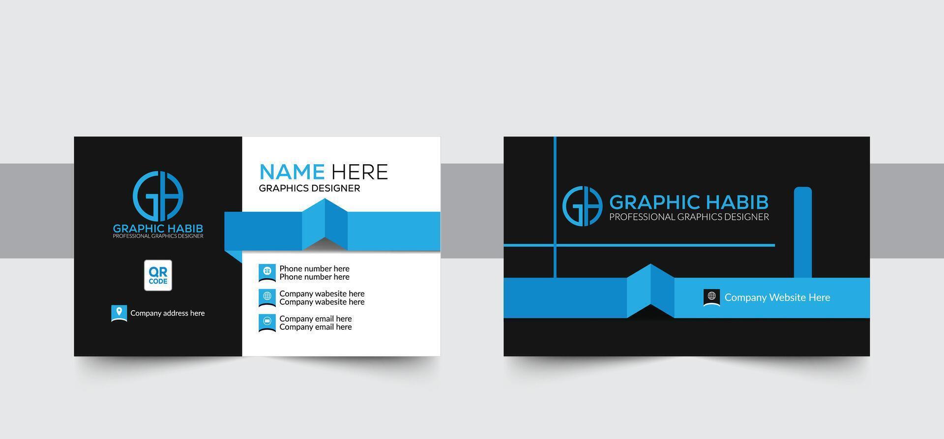 Creative Business Card and Templates. vector