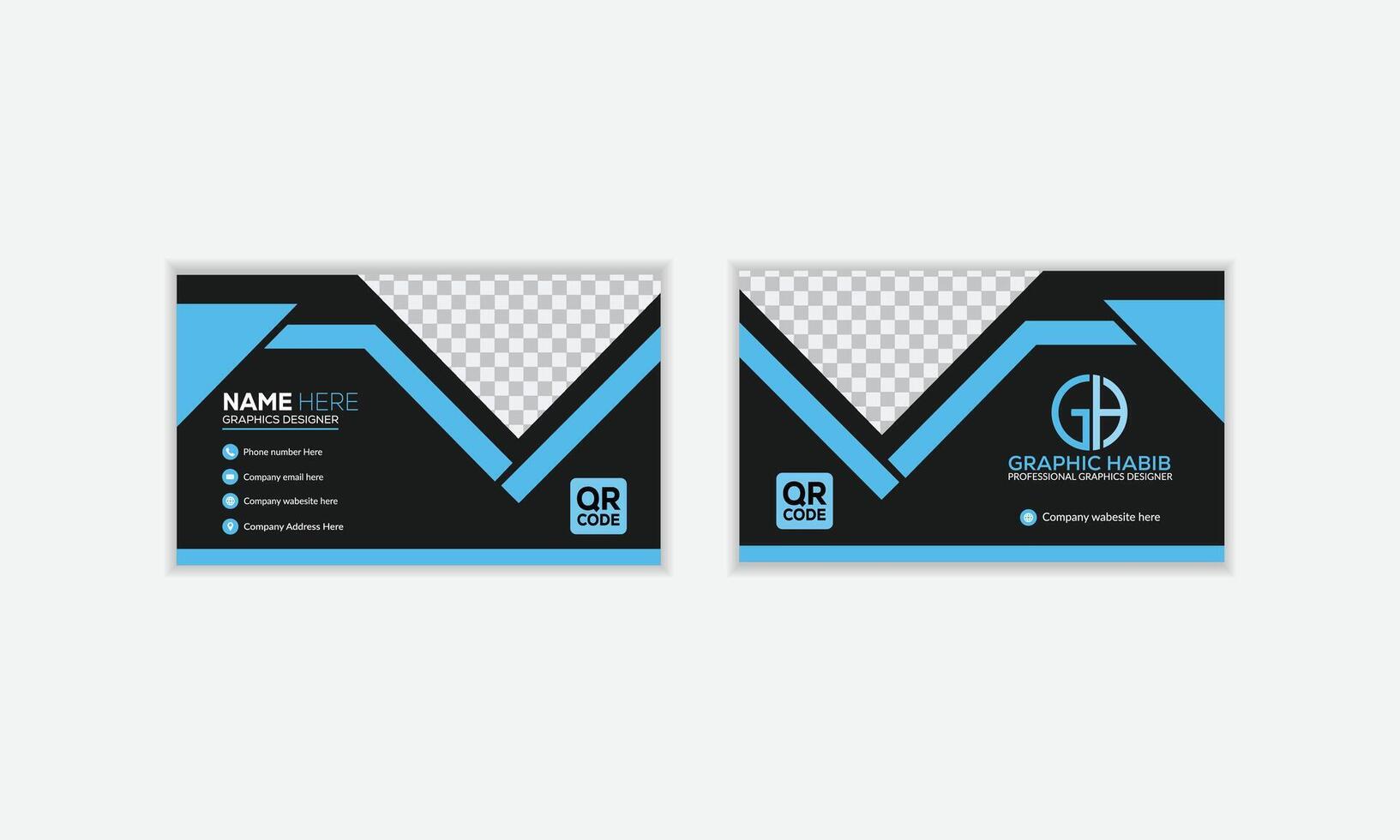 Creative Business Card and Templates. vector