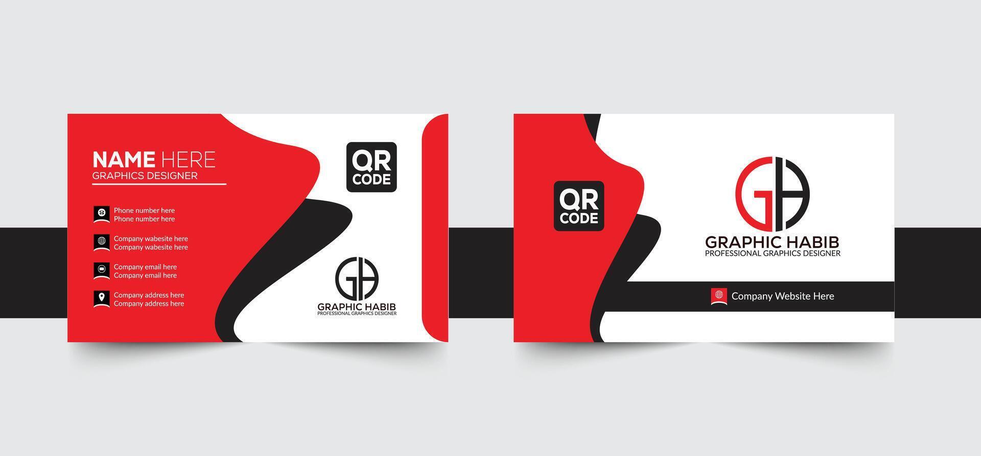 Creative Business Card and Templates. vector