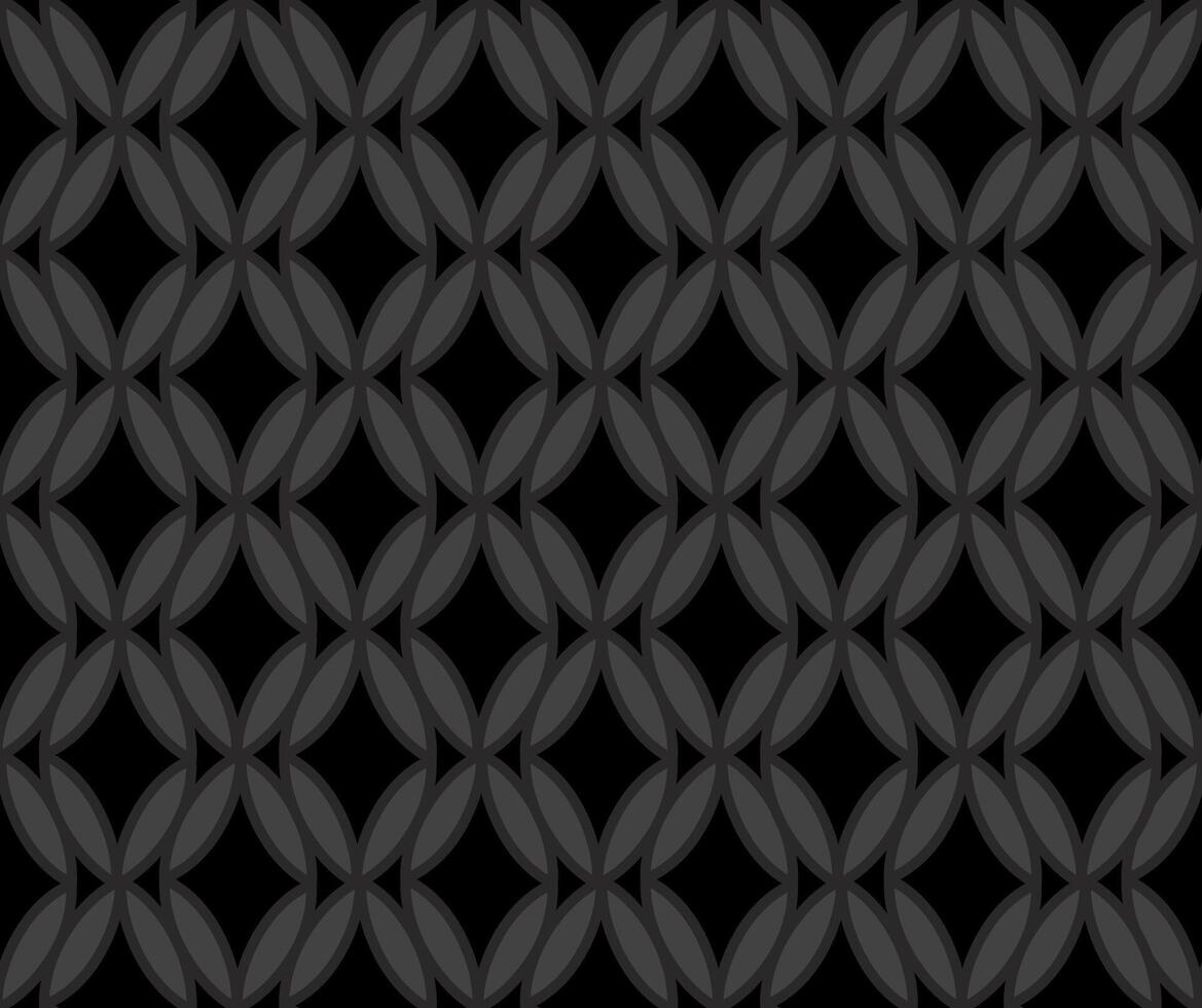 Seamless pattern with artistic floral ornamental lines. Flourish geometric minimal retro backdrop. Lines petals. Good for fabric, textile, wallpaper or package background design vector