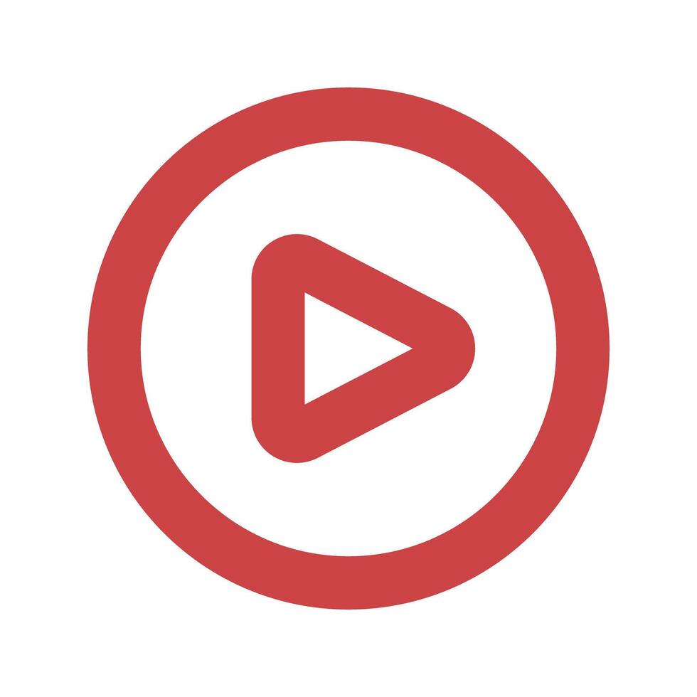 Play button or Active button. Movie play button icon. vector