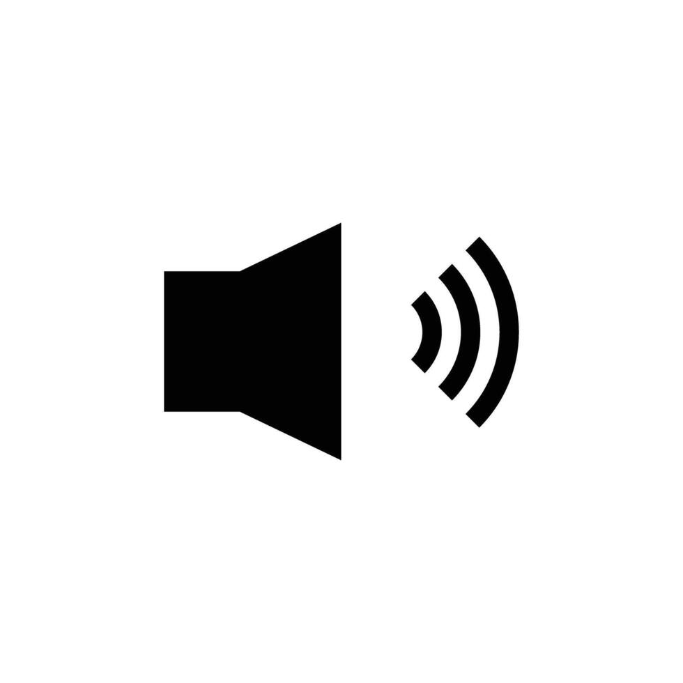 Silhouette icon about volume. vector