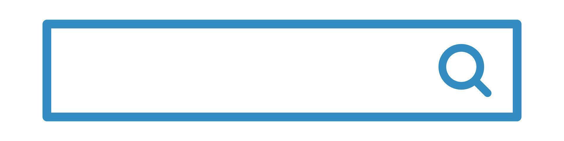 Search bar with copy space. Web search. vector