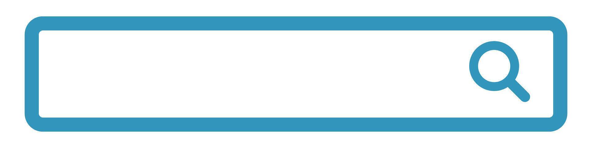 Search box and magnifying glass. Internet search. vector
