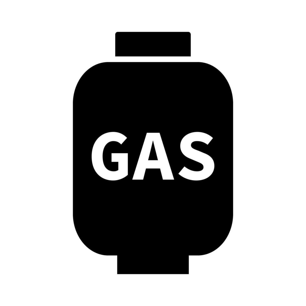 Gas silhouette icon. Fuel. . vector