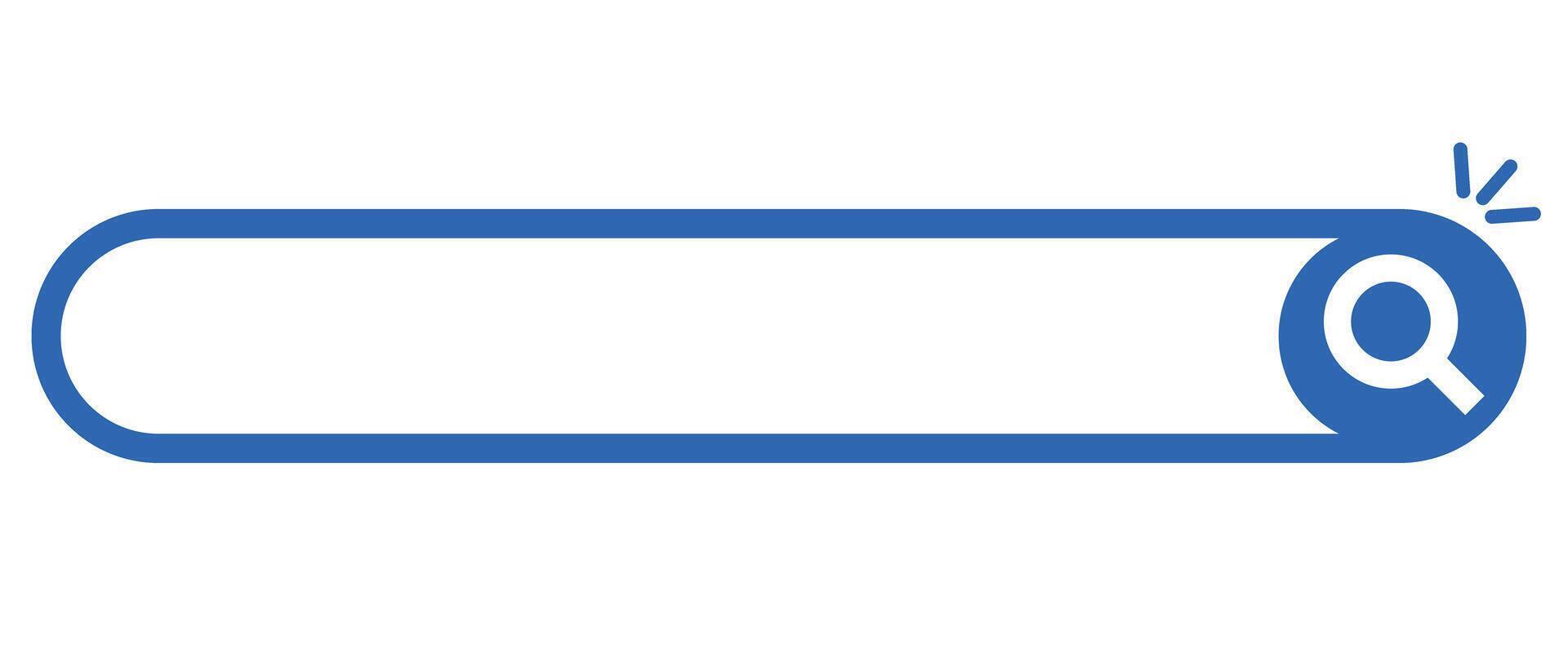 A pop-up search bar. Search box for web search. vector