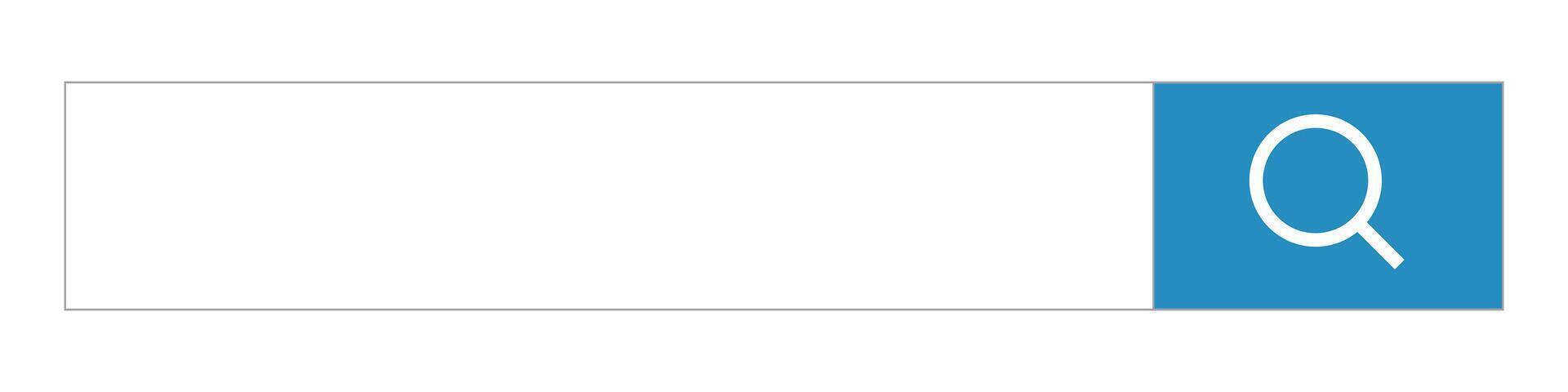 Search bar for web search. vector