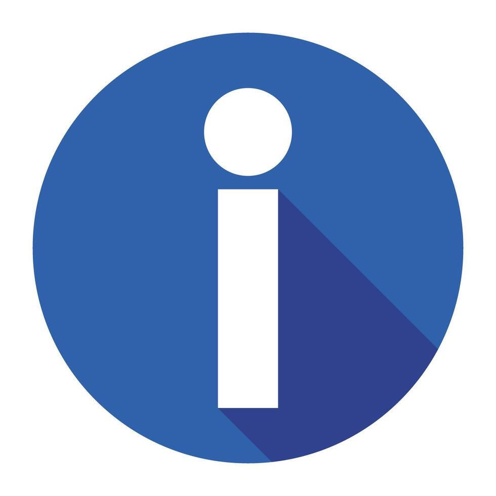 Modern information icon. Icon for guidance. vector