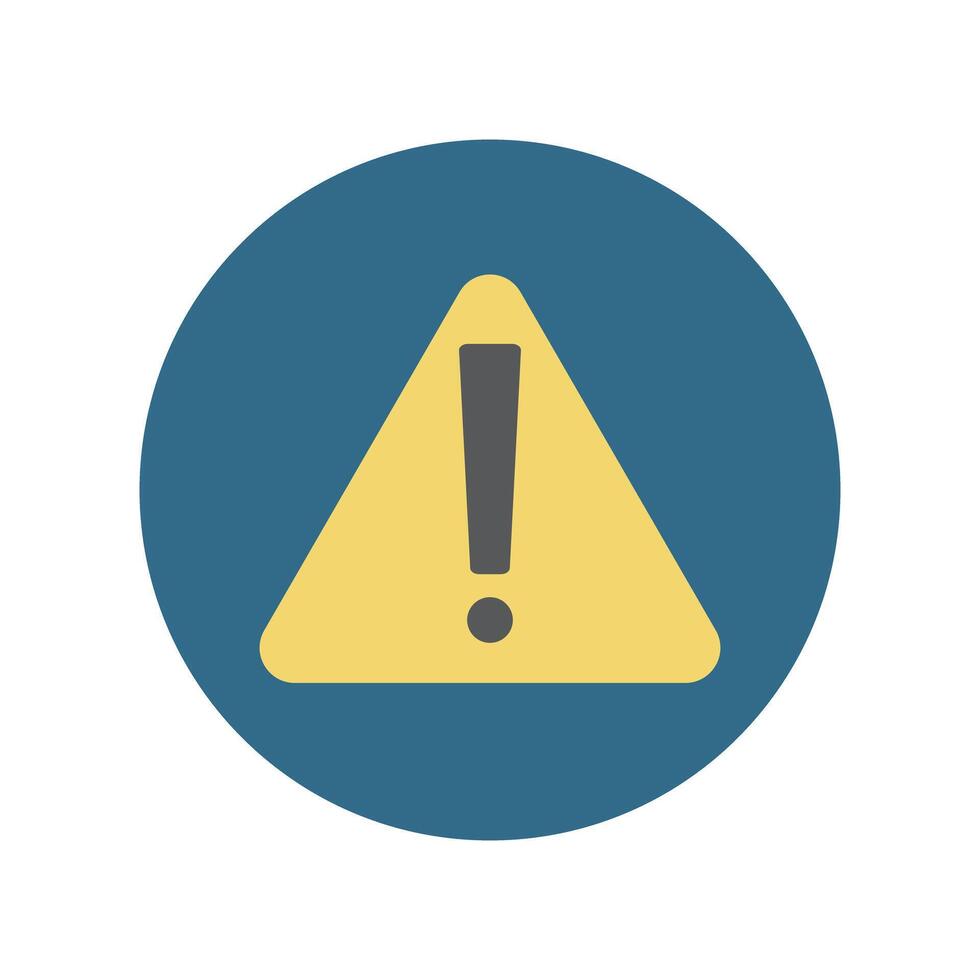 Regulations and warnings. Exclamation points. vector