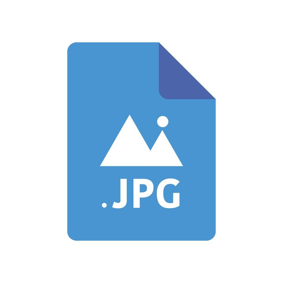 Modern JPG files. Image file storage extension. File format. vector