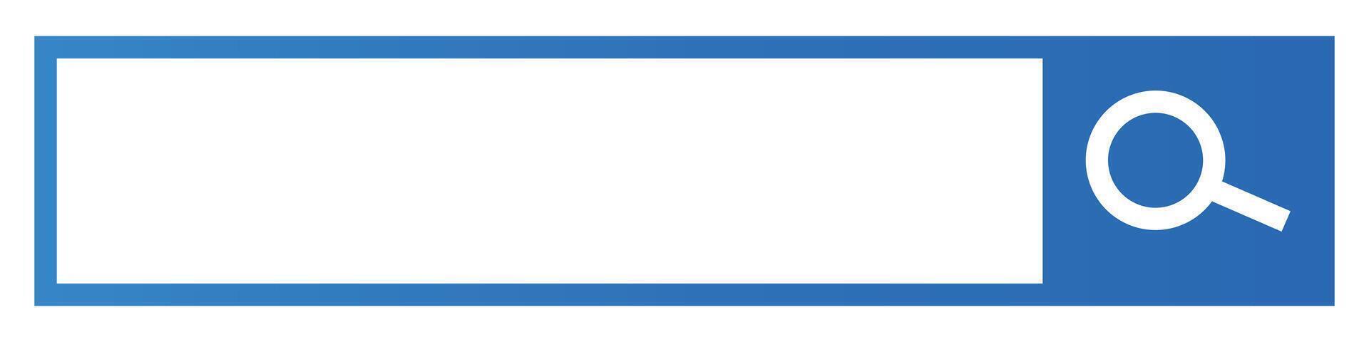 Search bar with magnifying glass. Internet Search. vector