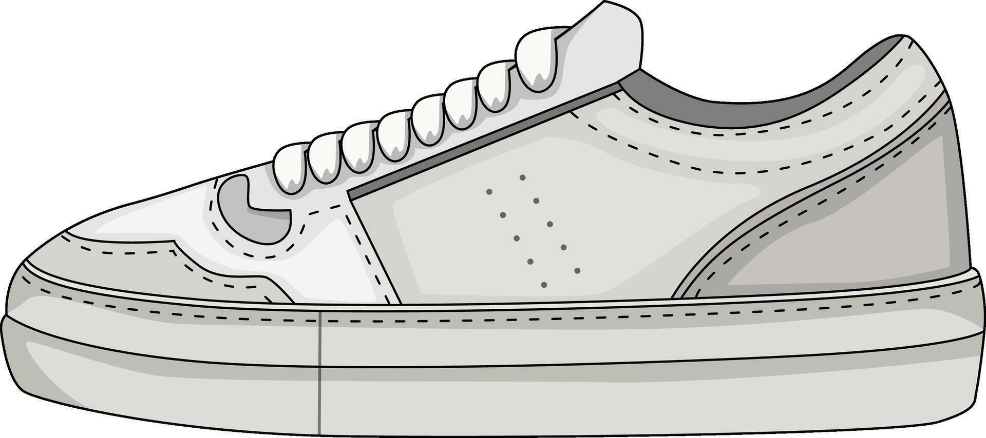 sneakers shoes for training, running shoe illustration. Sport shoes , isolated vector