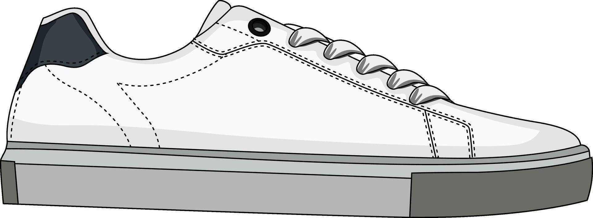sneakers shoes for training, running shoe illustration. Sport shoes , isolated vector