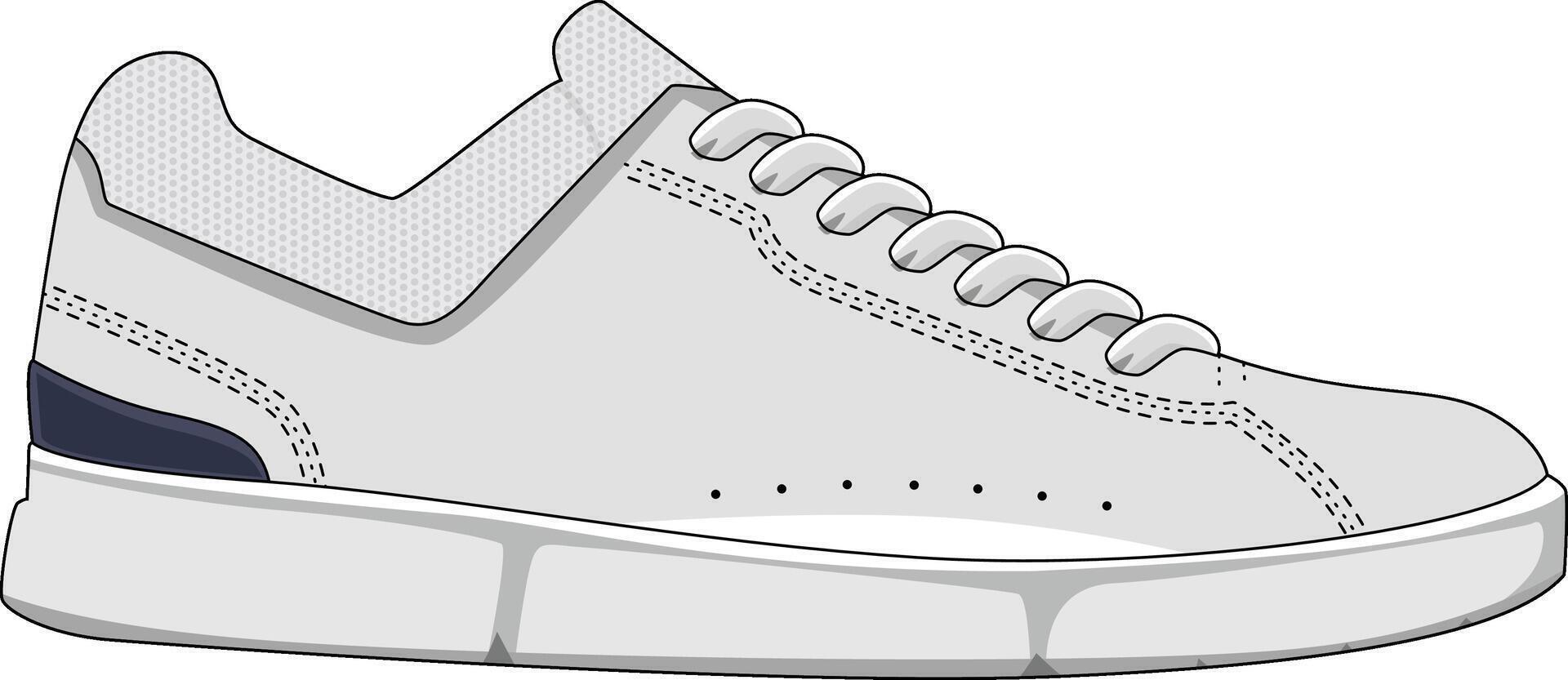 sneakers shoes for training, running shoe illustration. Sport shoes , isolated vector