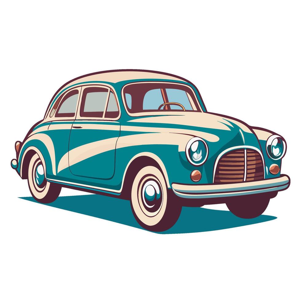 Vintage Car Ride vector