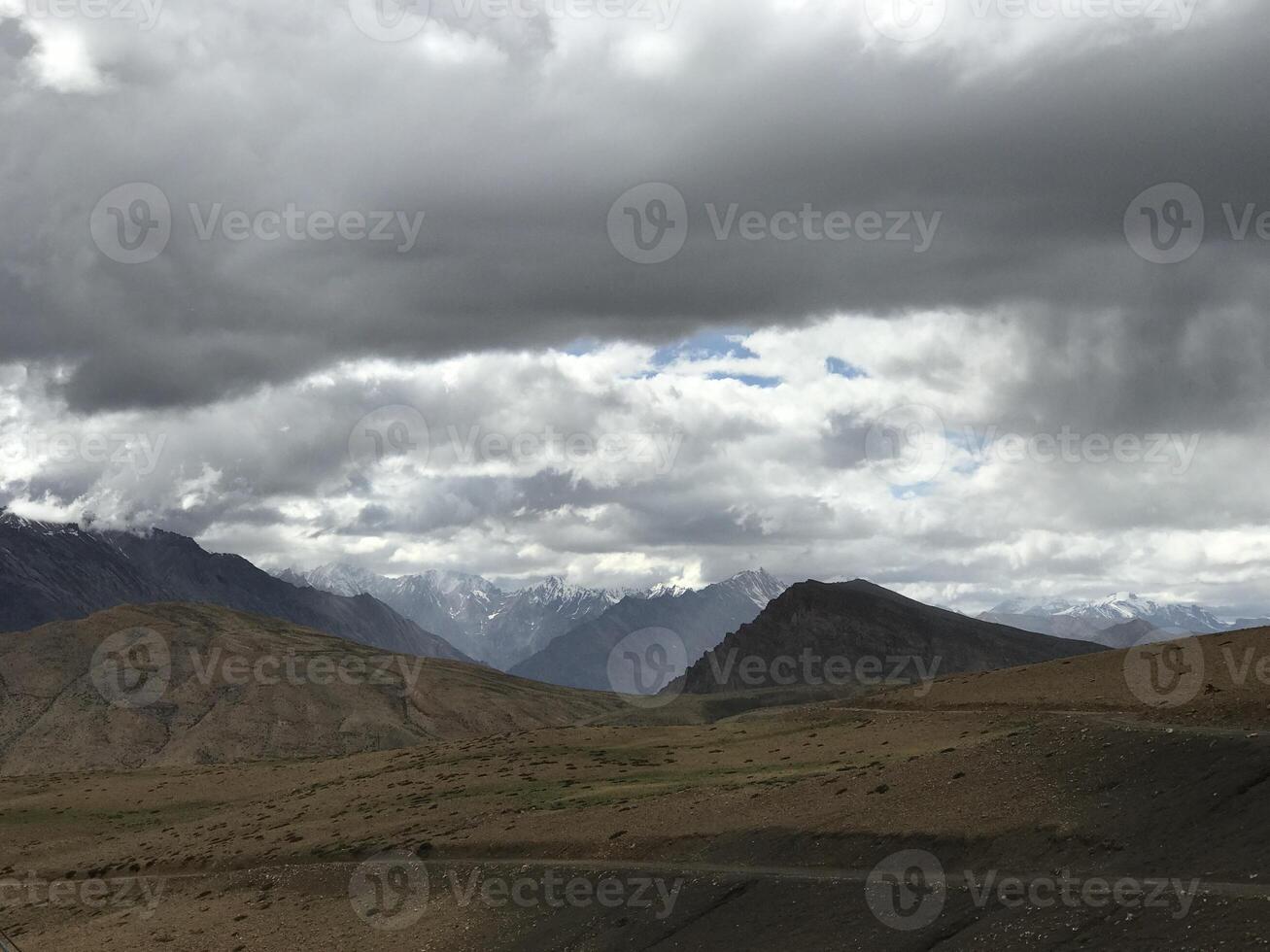 Trekking towards Pin Pass Trek in Himachal Pradesh, India photo
