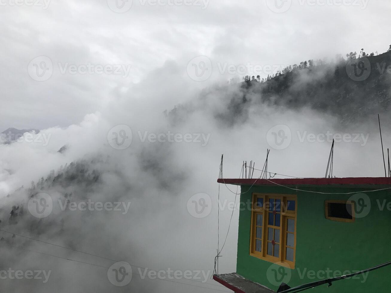 Trekking towards Pin Pass Trek in Himachal Pradesh, India photo
