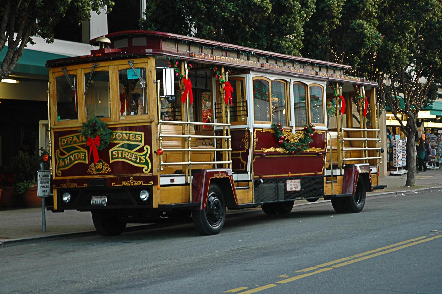 San Francisco Christmas Trolley photo