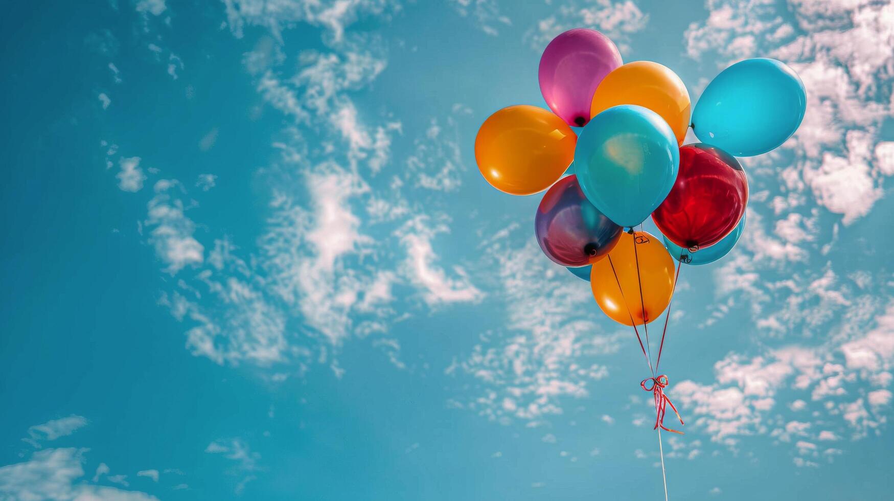 Floating Balloons Fill the Sky photo
