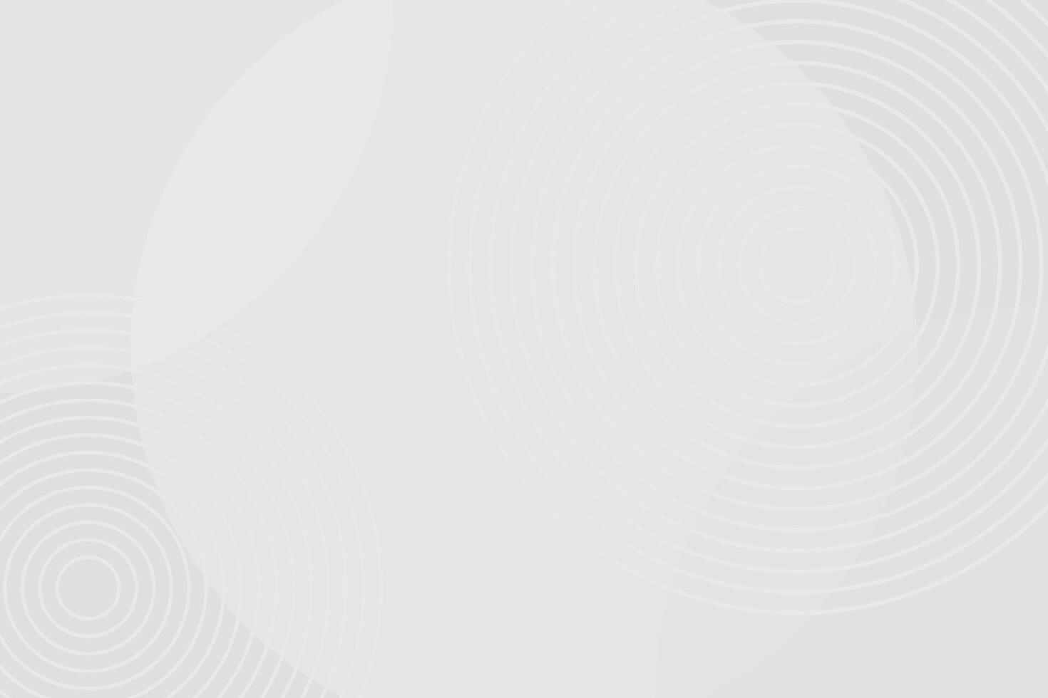 Abstract white and grey circle geometric graphic on white background. vector