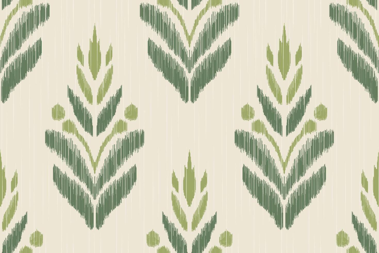 Abstract ikat pattern for seamless ethnic art in tribal and folk style. Print Aztec geometric ornament. Design for fabric, carpet, wallpaper, clothing. vector