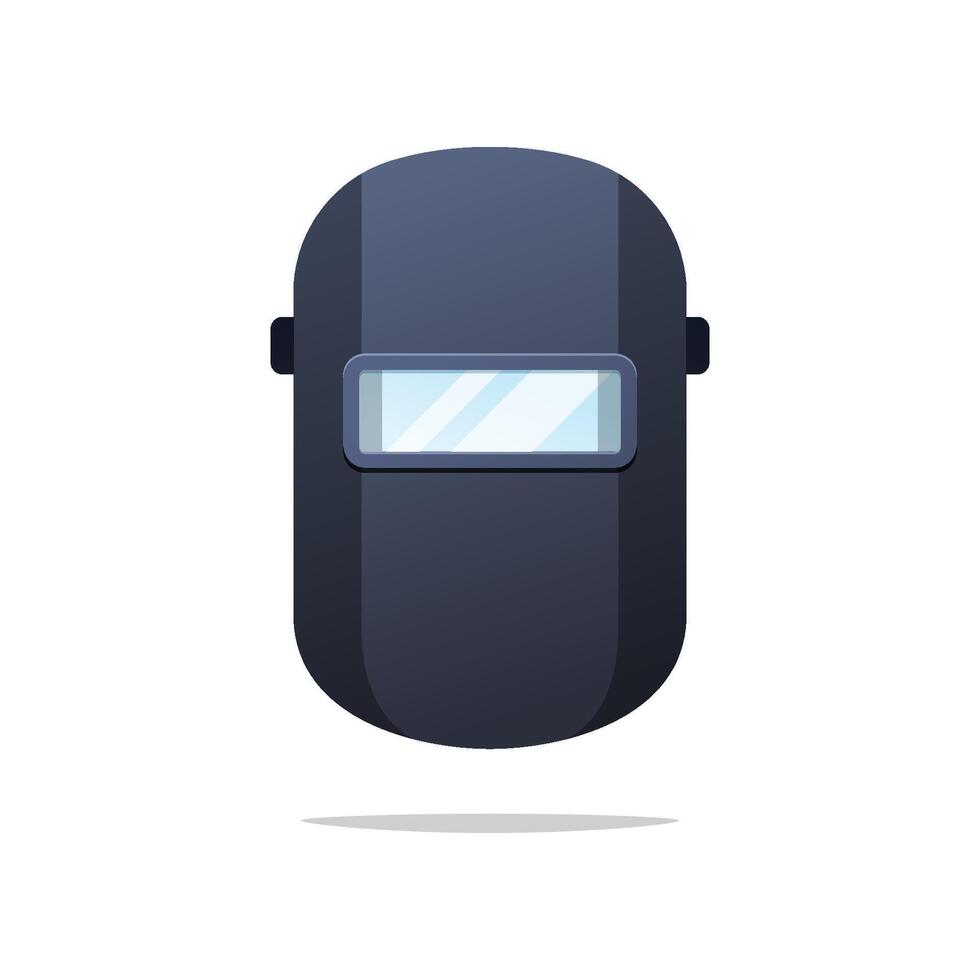 Welding mask isolated on white background. vector
